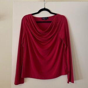 Cowl neck long sleeve